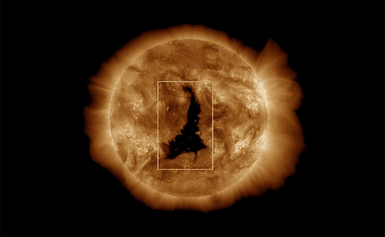 Buraco no Sol dispara material que deve provocar espetáculo de auroras na Terra