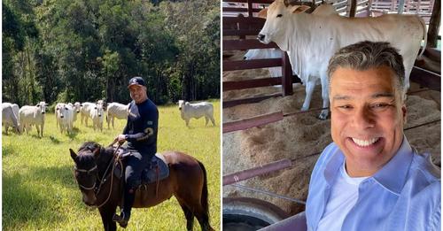 Longe da televisão, Mauricio Mattar leva vida reservada no campo e cria cavalos