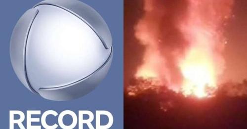 Estúdio da Record pega fogo e bombeiros são acionados às pressas 