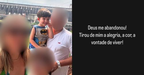 Mãe fica desolada com morte de filho em piscina de hotel: “Deus me abandonou”