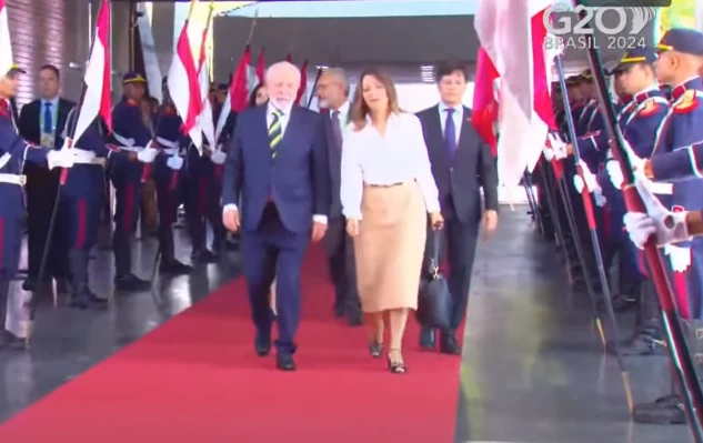 Com Janja, Lula chega ao MAM para recepcionar líderes no G20