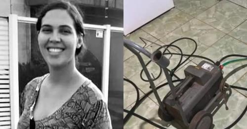 Mulher morre após choque elétrico enquanto fazia faxina em casa