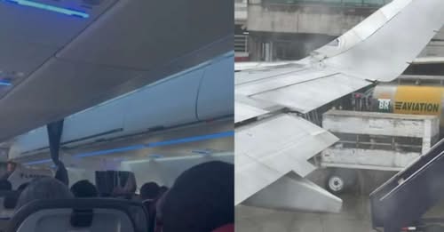 Aeronaves se chocam em um dos maiores aeroportos do país