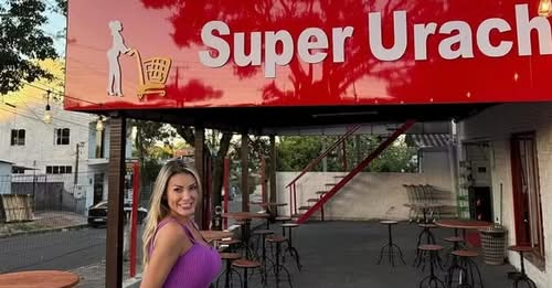 Andressa Urach surpreende e inaugura supermercado no RS: “Muito feliz!”